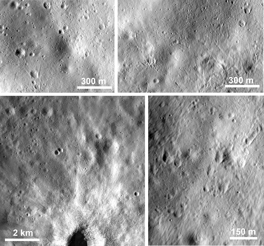secondary crater examples