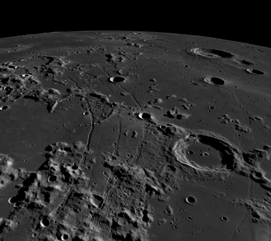 When the Moon Breaks: Concentric Graben