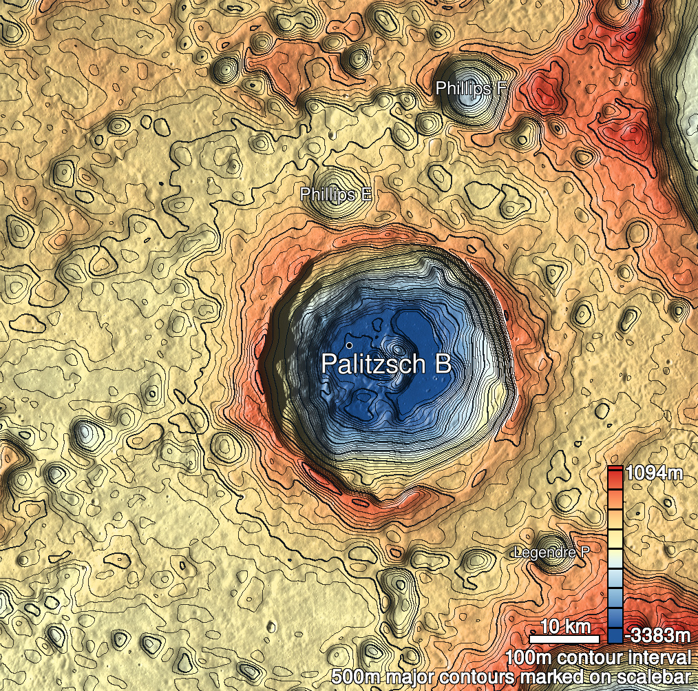 Palitzsch B 1 Shaded Relief