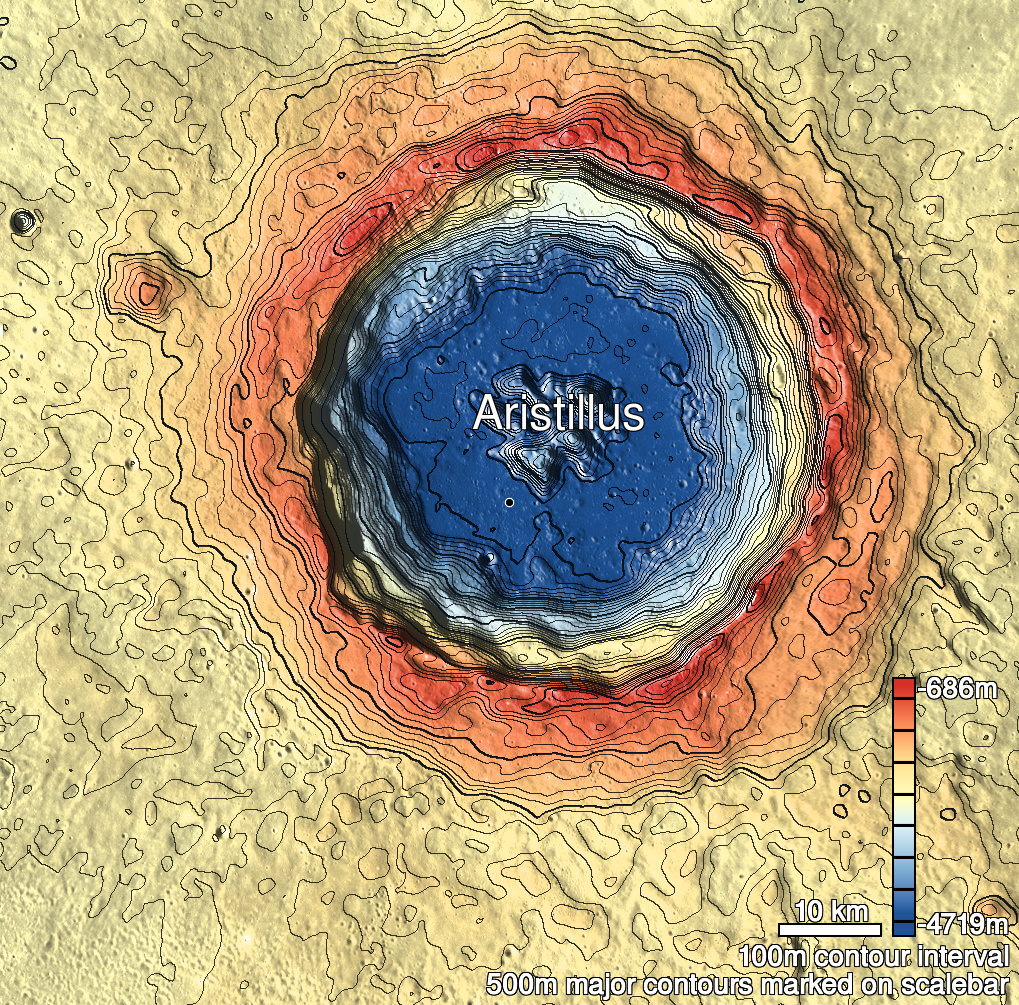 Aristillus 2 Shaded Relief