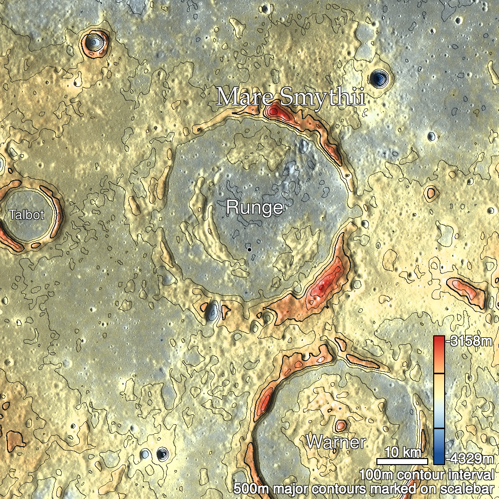 Runge Pit Shaded Relief