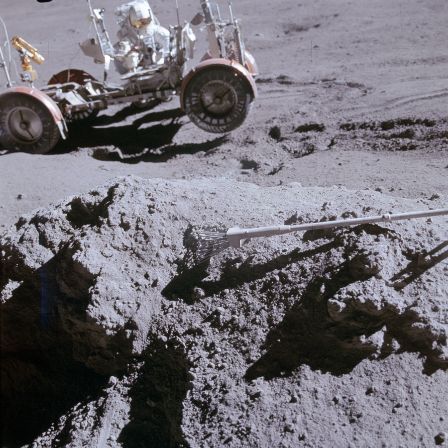 Apollo 15 LRV Station 6a Apollo 15 LRV Station 6a