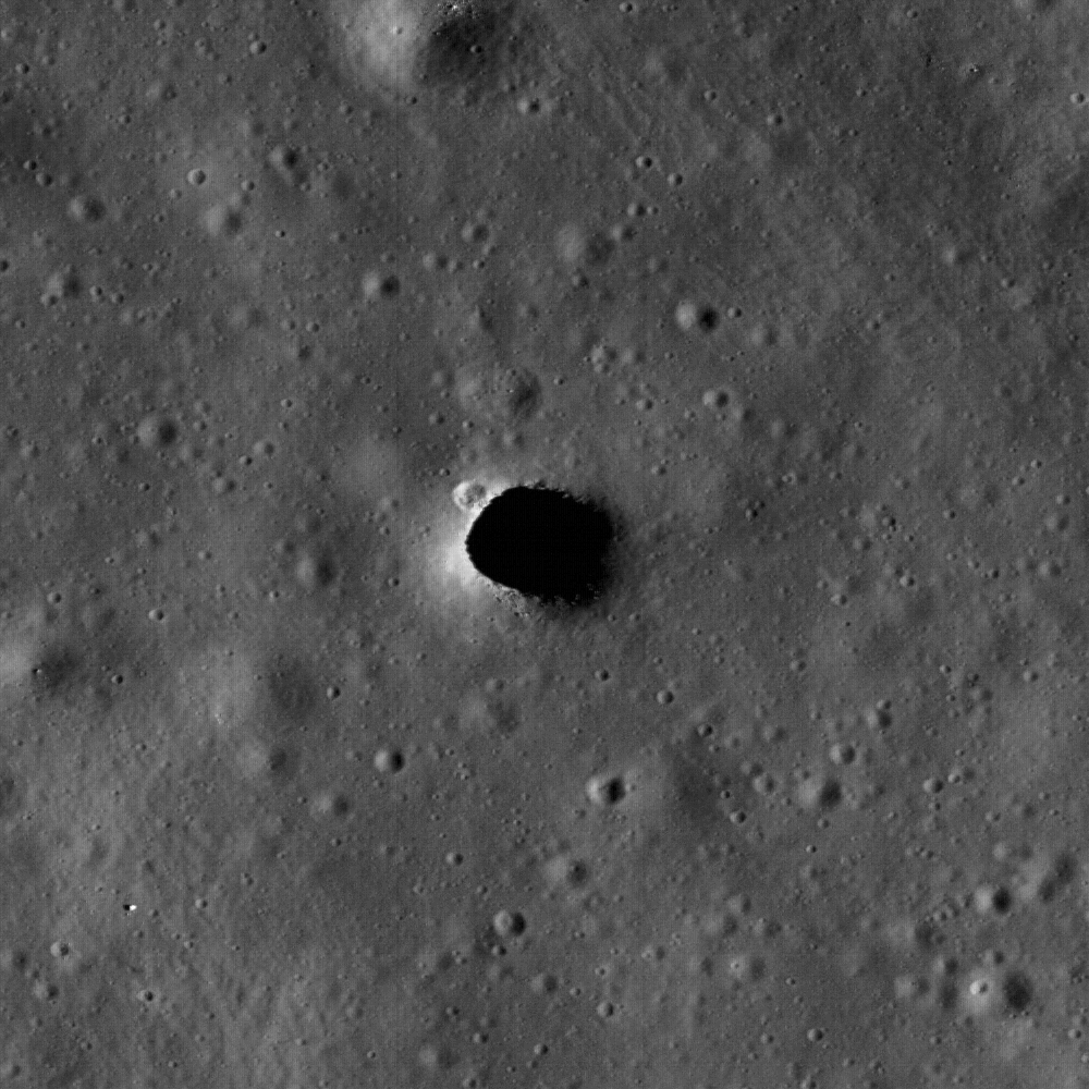 Image of the Marius Hills pit