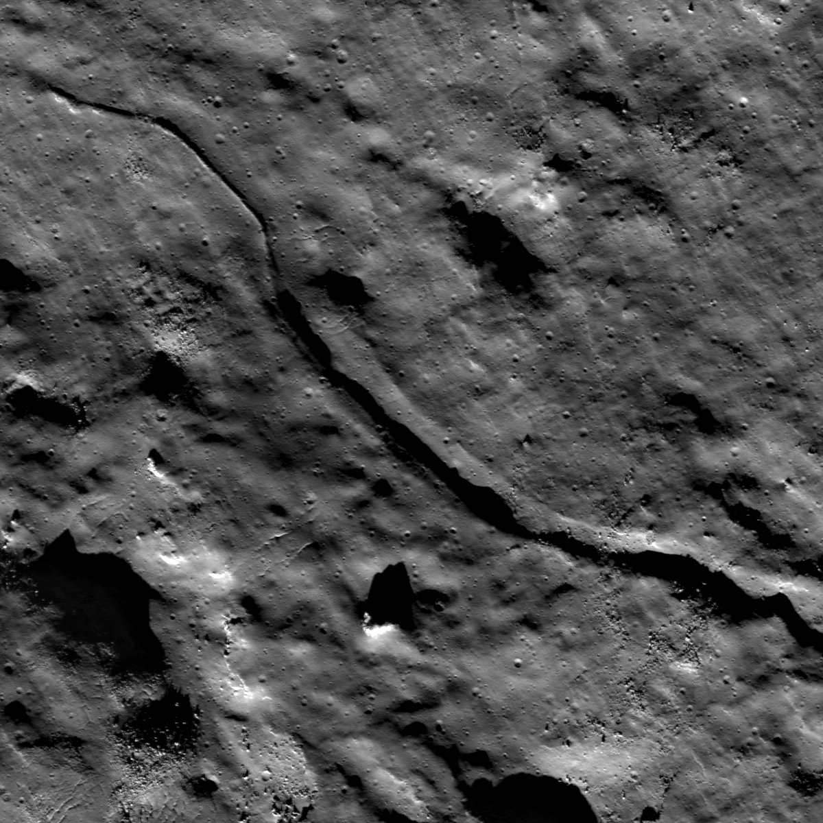 Winding Channel of Melt