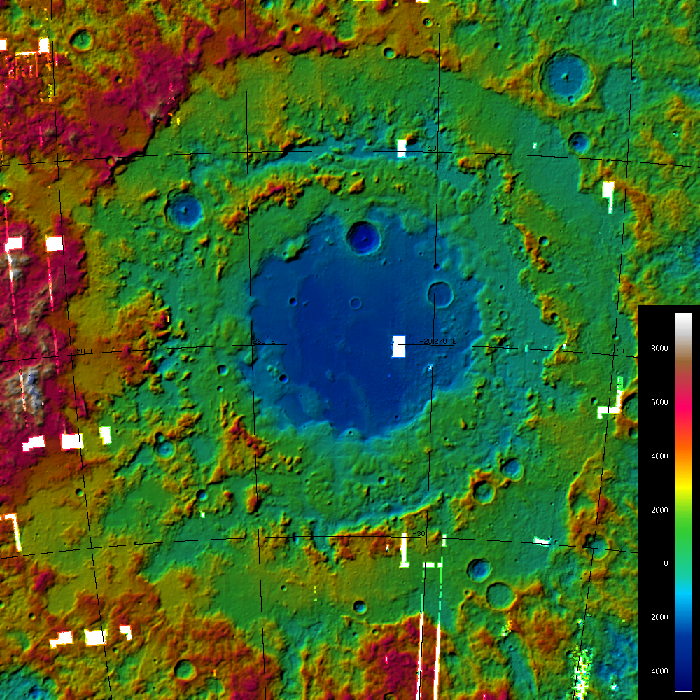  A Digital Terrain Model of the  Orientale Basin