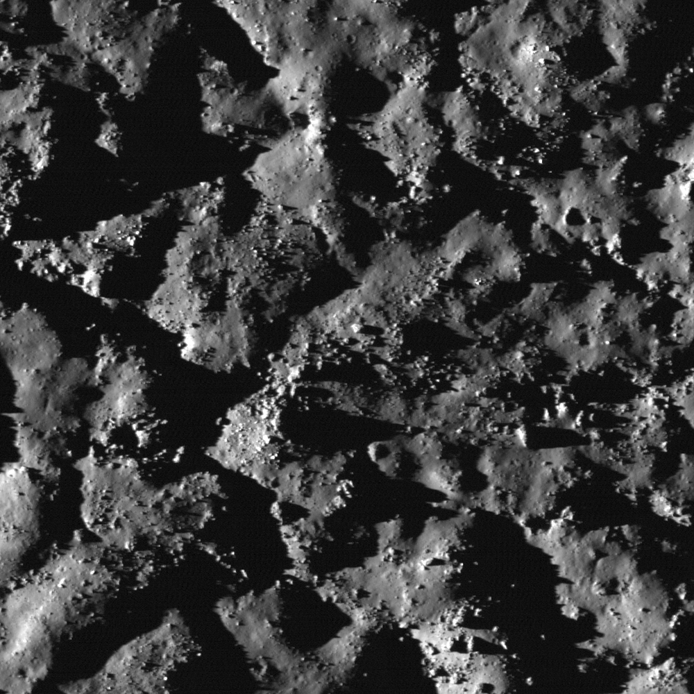 Chaotic crater floor in Tycho
