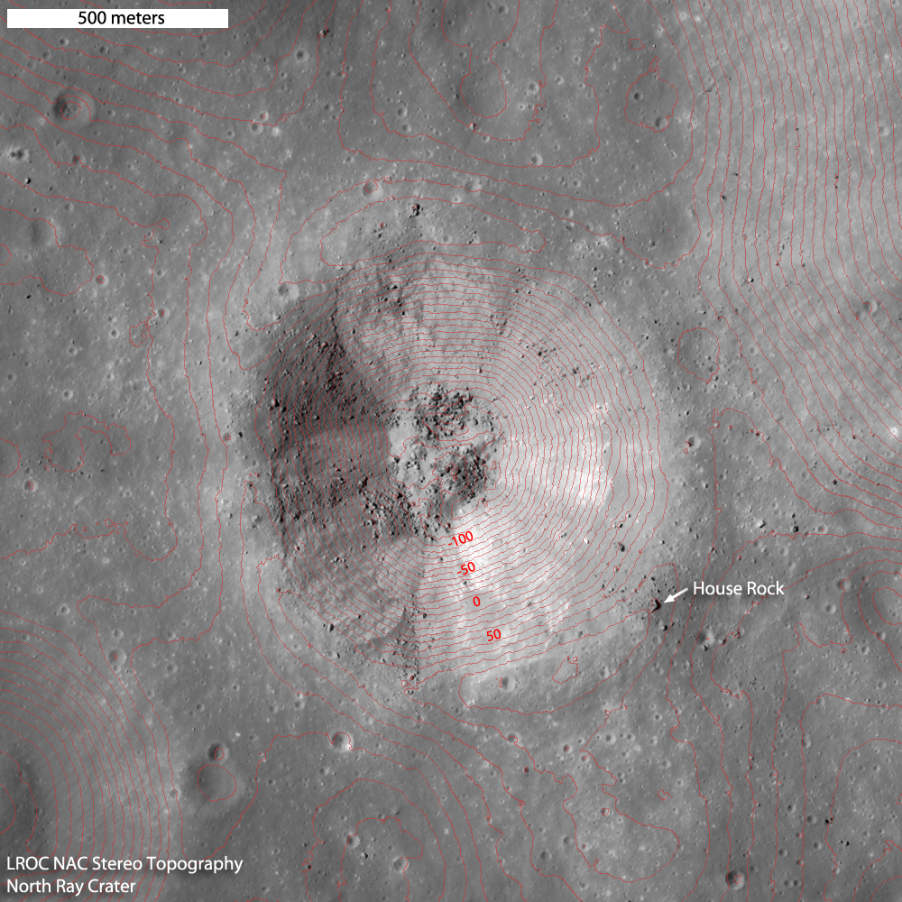 North Ray Crater Topography North Ray Crater Topography